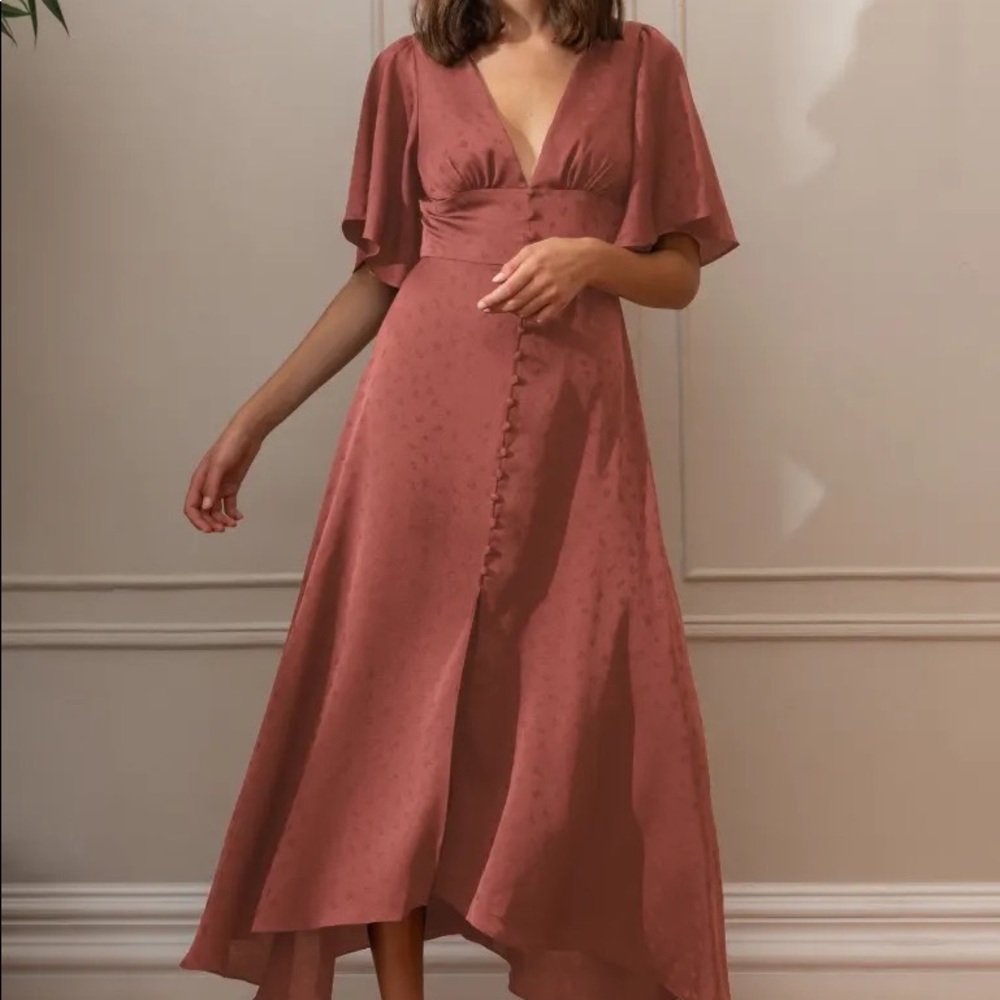 Jenny Yoo Luna Dress in English Rose size 2